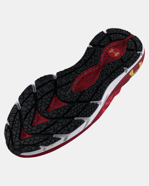 Unisex UA HOVR™ Phantom 2 Chinese New Year Running Shoes in Red image number 3